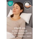 Yamesa Boyun Yastığı 25x35 Cm Ultra Yumuşak – 100 gr Hafif, Çok Amaçlı Destek Yastığı