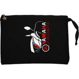 Yamha Xmax Face Siyah Clutch Astarlı Cüzdan / El Çantası - 25x18cm