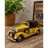Yamih Studio Dekoratif Klasik Araba Maketi Metal El Yapımı Vintage Koleksiyonluk Araba Modeli