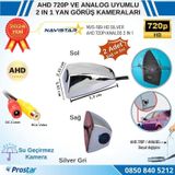 Yan Araç Kamerası AHD 720P ve Analog PAL Mini (Silver Gri) Özel Tasarım