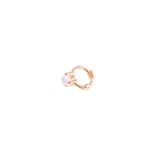 YANAR DÖNER HALKA GÜMÜŞ TRAGUS PIERCING - ROSE BAKIR
