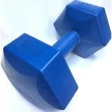 Yanaşık Spor 1 x 8 kg Plastik Dambıl - Mavi