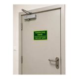 Yangın Çıkış Kapısı Fire Exit Gate Levhası Fotolümenli Pvc Uv Baskı Kolay Montaj