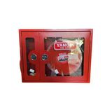 Yangın Dolabı Camlı 20 Metre 1 Yarı Sert Kauçuk Hortumlu Profesyonel Güvenlik Ekipmanı