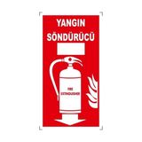 Yangın Söndürücü - Ikaz Levhası Fotolümen - 1 Adet