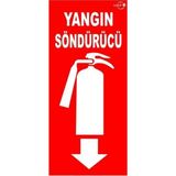 Yangın Tüpü Söndürme Cihazı Levhası (2 Adet)