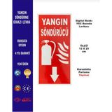 Yangın Tüpü Söndürme Cihazı Levhası