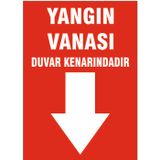 Yangın vanası, isg uyarı levhası