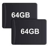 YANGXZXZ Güvenlik Mini Gizli Kameralar için 64GB Kart, 2 adet