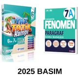 Yanıt Yayınları 6. Sınıf Yaz Tatil Kitabı ve Fenomen 7A Paragraf Soru Bankası Seti
