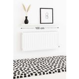 yankı-byeg 100 Cm Mat Beyaz Mdf Petek Üstü Raf Gizli Montaj Ahşap Duvar Rafı
