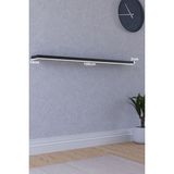 yankı-byeg 100 Cm Mat Siyah Mdf Uçan Duvar Rafı Gizli Bağlantı Kitaplık