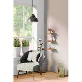 Yankı - BYEG 20 Cm 3lü Safir Meşe Mdf Uçan Duvar Rafı Gizli Bağlantı Çiçeklik