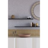 Yankı-BYEG 2li 70 cm Mat Siyah Mdf Duvar Rafı Gizli Bağlantı Kitaplık