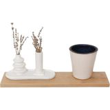 Yankı-Byeg 40 Cm Safir Meşe Mdf Uçan Duvar Rafı Gizli Bağlantı Kitaplık