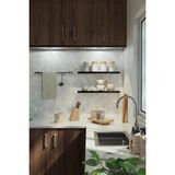 yankı-byeg 60 cm 2li Mat Siyah Mdf Uçan Duvar Rafı Gizli Bağlantı Kitaplık