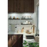 Yankı-Byeg 60 Cm 3Lü Mat Siyah Mdf Dekoratif Duvar Rafı Gizli Bağlantı Kitaplık