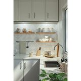 yankı-byeg 60 Cm 3lü Safir Meşe Mdf Uçan Duvar Rafı Gizli Bağlantı Kitaplık