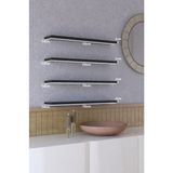 yankı-byeg 70 cm 4lü Mat Siyah Mdf Uçan Duvar Rafı Gizli Bağlantı Kitaplık