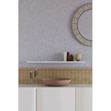 yankı-byeg 70 Cm Mat Beyaz Mdf Uçan Duvar Rafı Gizli Bağlantı Kitaplık