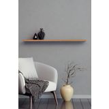 Yankı-Byeg 80 Cm Safir Meşe Mdf Uçan Duvar Rafı Gizli Bağlantı Kitaplık