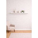 Yankı - BYEG Yankı-byeg 90 Cm Mat Beyaz Mdf Uçan Duvar Rafı Gizli Bağlantı Kitaplık