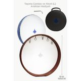 YANKI DF-40WH Def - Halkalı Bendir 40 cm El Tutma Yeri (Kılıflı ve Akort Anahtarlı)