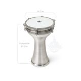 YANKI DR-2 Profesyonel Alüminyum Darbuka 2 Numara (2 No Darbuka 9-12 Yaş)