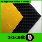 Yanmaz Yapışkanlı Yumurta Akustik Sünger 4Cm 60Dns 50Cmx50Cm