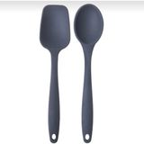Yanmaz Yapışmaz Silikon Spatula ve Kaşık Seti 2'li