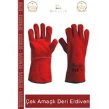 #Yanmazeldiven Isıya Dayanıklı Yanmaz Su Geçirmez Ergonomik Standart Sanayi İş Çok Amaçlı Deri Eldiven