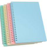 Yansanido Spiral Defter, 4 Adet 8,3 inç x 5,9 inç A5 Kalın Plastik Sert Kapak 7 mm Kolej Çizgili 4 Renkli 80 Yaprak - 160 Sayfa Çalışma ve Notlar için Günlük (4)