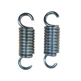 Yapa Yavuzpaşalar 7 Mm Çelik 2 Adet Salıncak Yayı - Uzun - 10 Boğum - 14,5 Cm - Galvanizli - Düz Kancalı