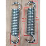 Yapa Yavuzpaşalar 7 mm Çelik 2li Salıncak Yayı - Ekstra Uzun - 17 Boğum - 20 cm - Galvanizli - Düz Kancalı
