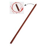 Yapar 150-cm 40x40x3 Mm Köşebent Demir 150 Cm Bahçe Çit Direği Delikli Boyalı Direk 1,5 1.5 Mt