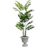 Yapay Ağaç Monstera Deve Tabanı Ağacı 180 cm 16 Yaprak nergız saksı svm.1024