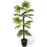 Yapay Ağaç Yelpaze Palmiye Fanpalm 16 Yaprak 115x55cm