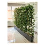 Yapay Bambu Ağacı 2 Metre Boyunda Bambu Ağaçlar 140 Cm Antrasit Gri Saksıda Çiçek Bambo antrst140