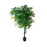 Yapay Benjamin Ağacı Islak Doku 1.20 Mt Boy Benjamin Yeşil Yaprak Ağaç Ficus Benjamina