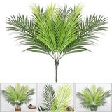 Yapay Bitki 9 Dallı Palmiye Yaprağı Demeti 50 cm - Yeşil