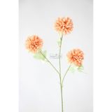 Yapay Çiçek 3lü Top Karanfil Dalı 62 Cm Kahve