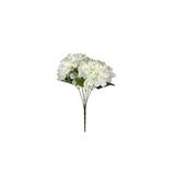 YAPAY ÇİÇEK 5 DALLI BEYAZ ORTANCA DEMETİ 50 CM