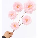Yapay Çiçek Acık Şakayık 5 Li 80 cm Pembe