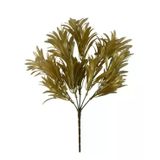 Yapay Çiçek Altın Gold Renk Podocarpus Demeti 5 Dal Garnitür Aradal Dekoratif Yapay Bitki