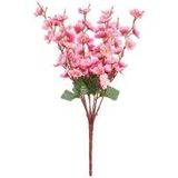 Yapay Çiçek Bahardalı Japon Kiraz Çiçeği 9 Dallı 40cm Pambe Açık