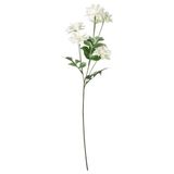 Yapay çiçek, beyaz, 66 cm, yıldız çiçeği, iç-dış mekan