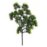 Yapay Çiçek Bonzai Dalı Çam İğneli Bonsai Yaprakları Dekoratif Yapay Bitki