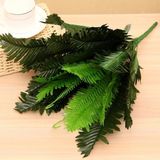Yapay Çiçek Cycas Aşk Merdiveni Eğrelti Otu Sıkas Bitkisi 18 Yaprak 40*50 cm Yapay Bitki