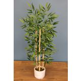 Yapay Çiçek Deposu Bambu Ağacı 110 Cm 3 Gövdeli
