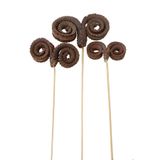 Yapay Çiçek Deposu Kuru Çiçek 3 Boy Palm Ring 45 Cm